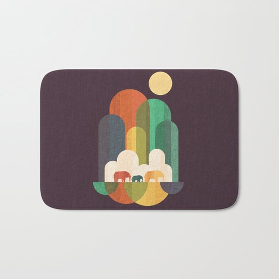 Elephant walk Bath Mat