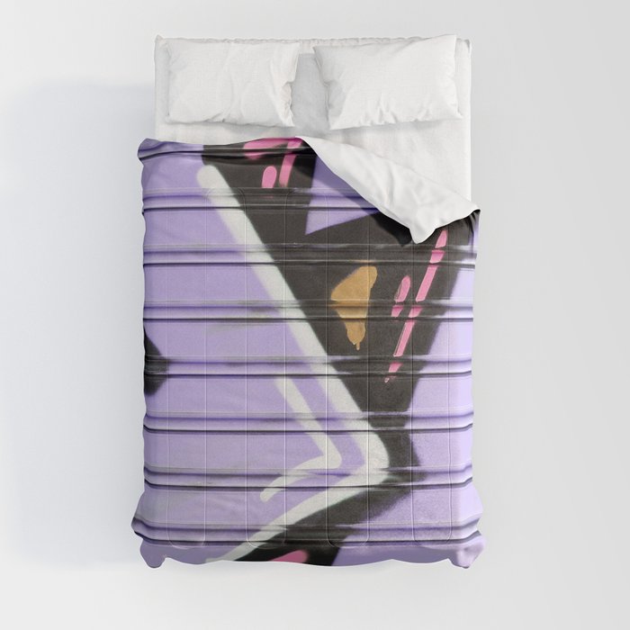 Street Art - Violet Urban Collection Comforter