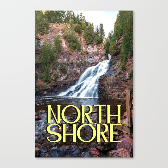 North Shore Waterfall | Minnesota Canvas Print