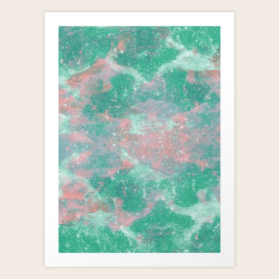 Sea Green Foam Art Print
