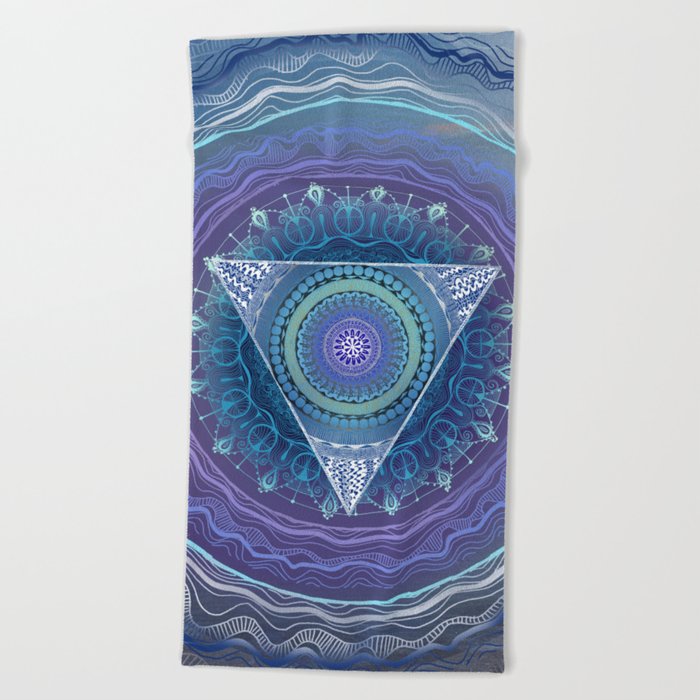 Ajna Third Eye Chakra Beach Towel