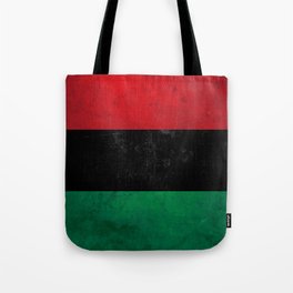 Distressed Afro-American / Pan-African / UNIA flag Tote Bag