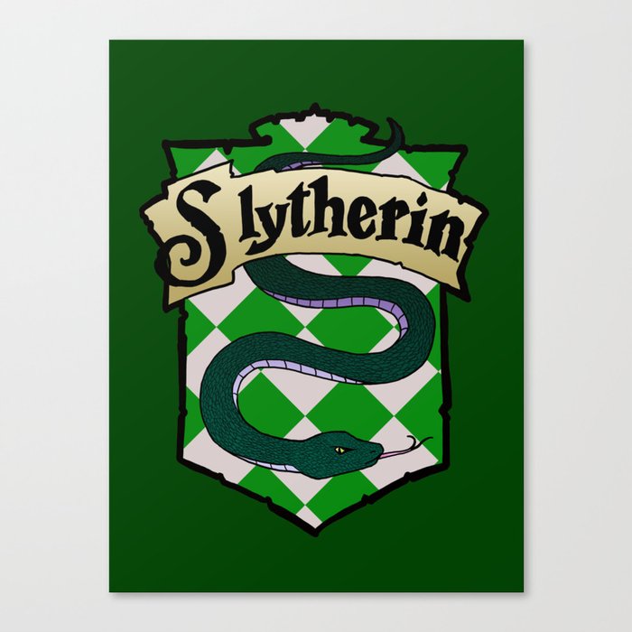 Slytherin Crest Canvas Print