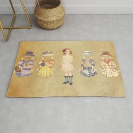 paper doll Rug