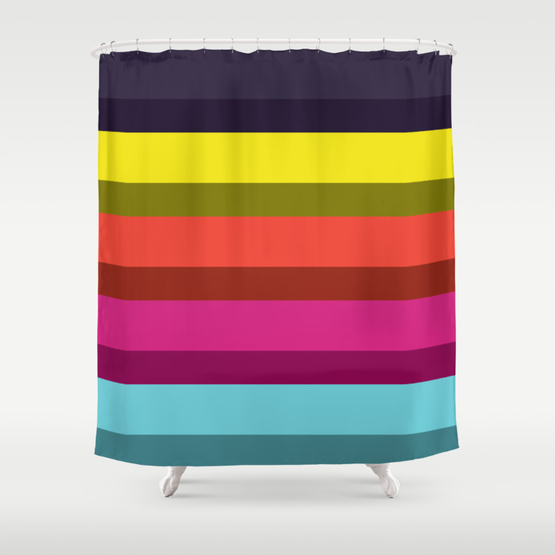 Accordion Fold Series Style I Shower Curtain By Starflyer Society6
