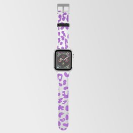 Purple Leopard Print Apple Watch Band