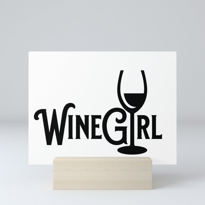 WineGirl Mini Art Print