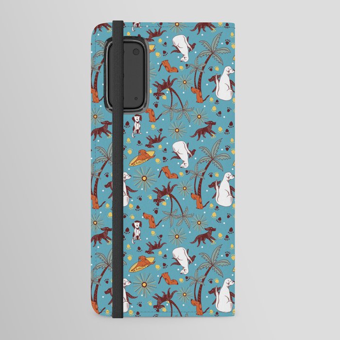 Beach Dogs - Aquamarine Android Wallet Case