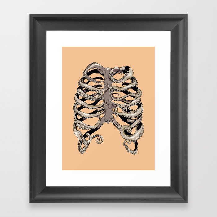 Your Rib is an Octopus Framed Art Print