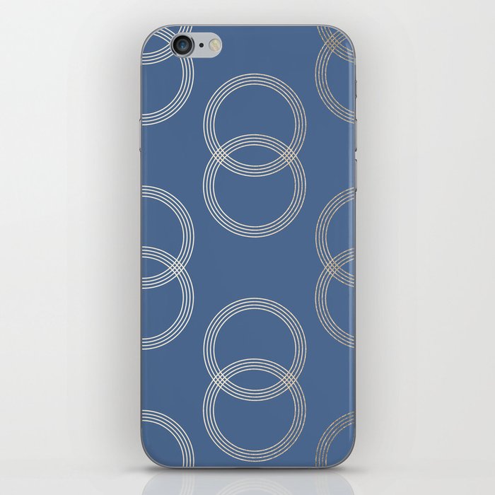 Simply Infinity Link in White Gold Sands on Aegean Blue iPhone Skin