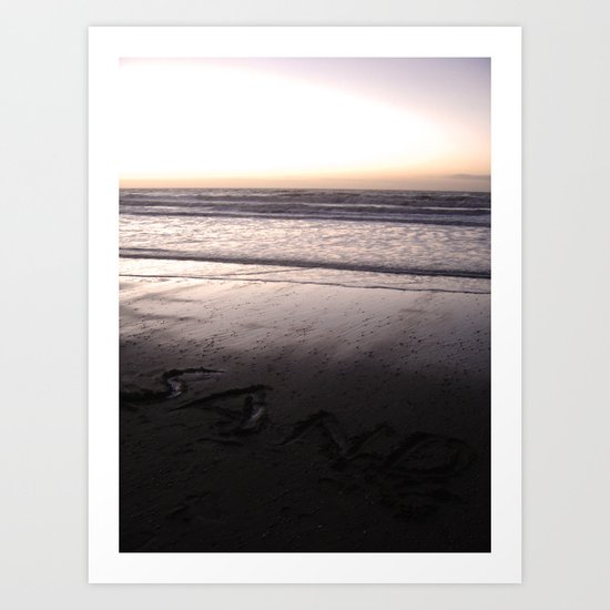 Sand Art Print