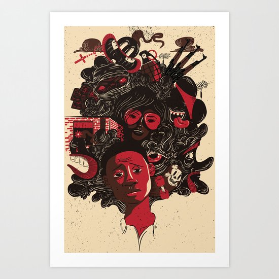 Favela Art Print