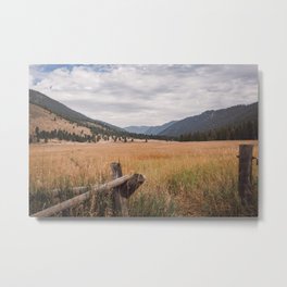 The Montana Collection - Durnam Meadow Metal Print | Landscape, Northwestdecor, Westernphotography, Modernwest, Color, Meadow, Travel, Montana, Montanaphotography, Curated 