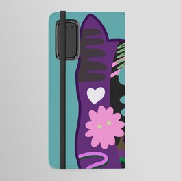 Abstract cat meow 3 Android Wallet Case