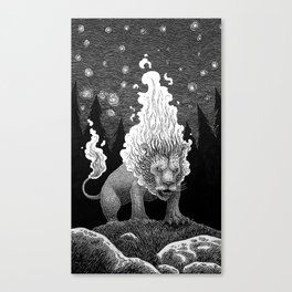 Roaring Fire Canvas Print