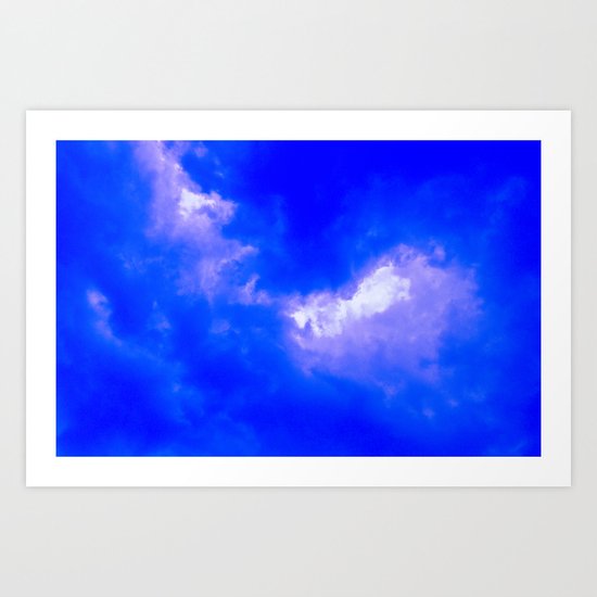 vibrant skies Art Print