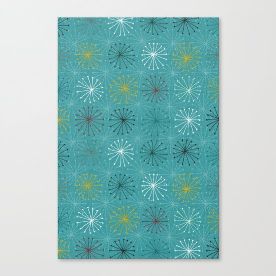 seedheads blue Canvas Print