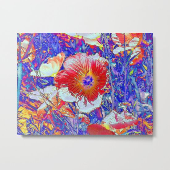 The Wildflowers. © J&S Montague. Metal Print