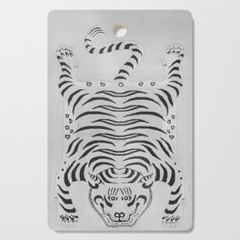 Gray and Black Tibetan Tiger Design Cutting Board