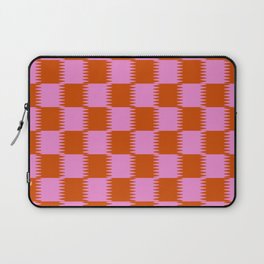 Strawberry Checkerboard Illusion Laptop Sleeve