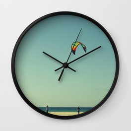 The kite coach Wall Clock