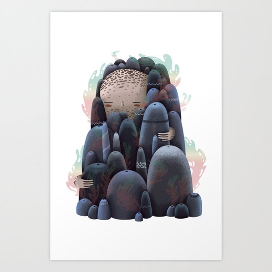 Mountains Art Print