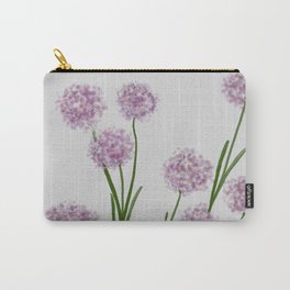 Lilac Alliums Carry-All Pouch