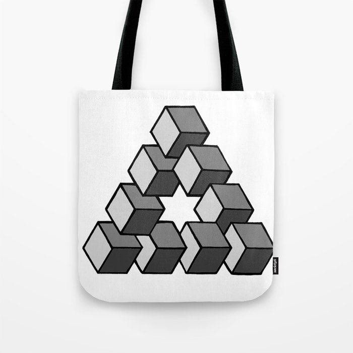 Impossible Cubes Tote Bag
