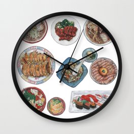 Tohoku foods Wall Clock