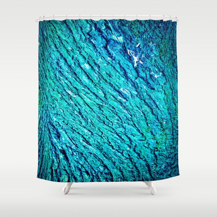 Underwater Wood 5 Shower Curtain