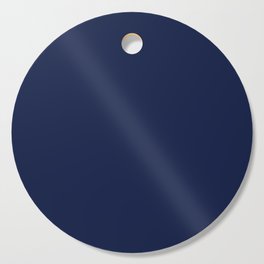 Navy Blue Minimalist Solid Color Block Spring Summer Cutting Board