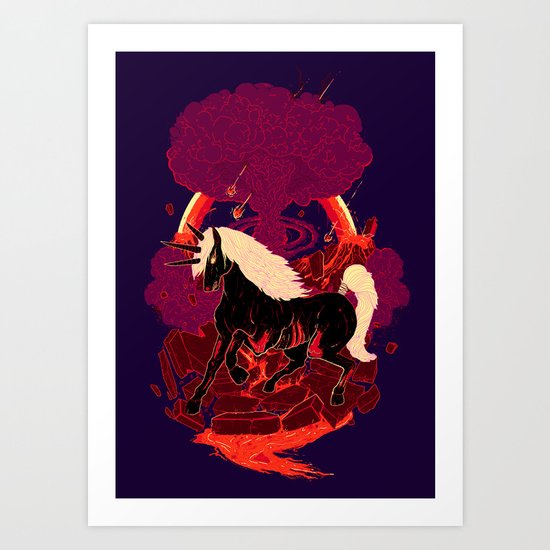 The Doomicorn Art Print