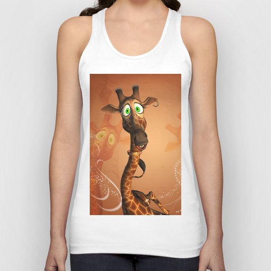 Funny giraffe Unisex Tank Top