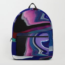 Fluid Abstract 3 (Blue Purple) Backpack | Psychadelic, Art, Abstracts, Purple, Unqiue, Acrylicpour, Acrylic, Painting, Modernart, Modern 