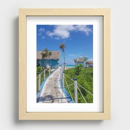 Pathway to Paradise Recessed Framed Print