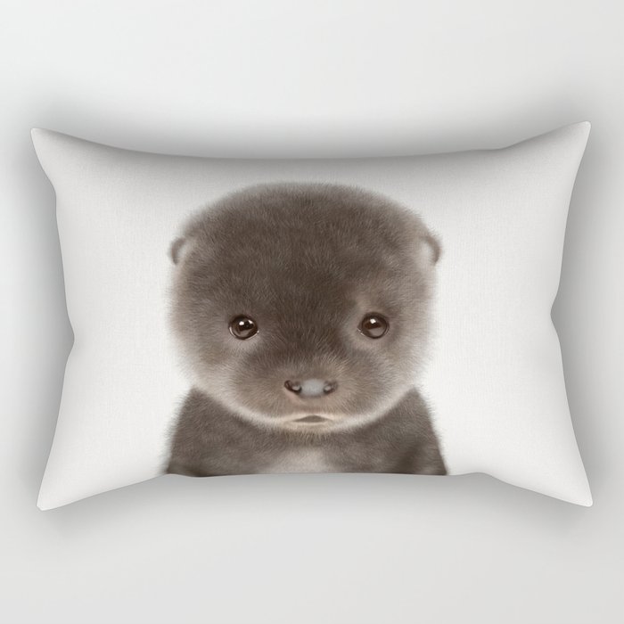 Baby Otter Rectangular Pillow