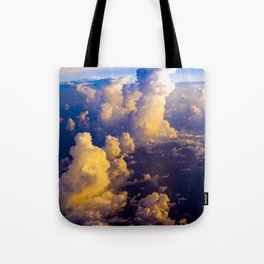 0015 Aerial View Sea of Clouds Tote Bag