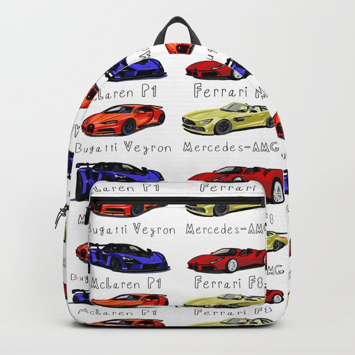 Sports cars BEST SELLER Backpack by Quick2Draw art | Society6