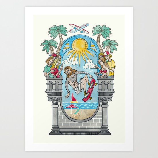 The Lord of the Board Art Print