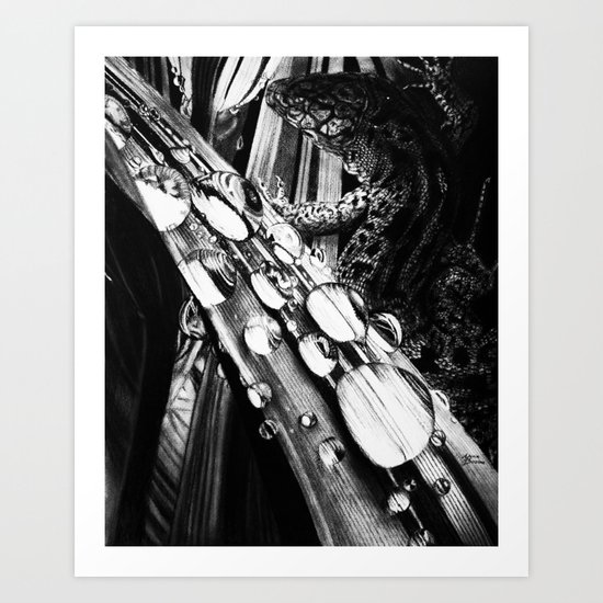 The Lizard Art Print