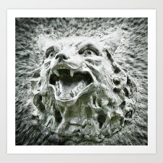 Stand Down, Little Red. Art Print
