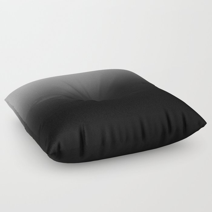 Black and White Gradient Floor Pillow