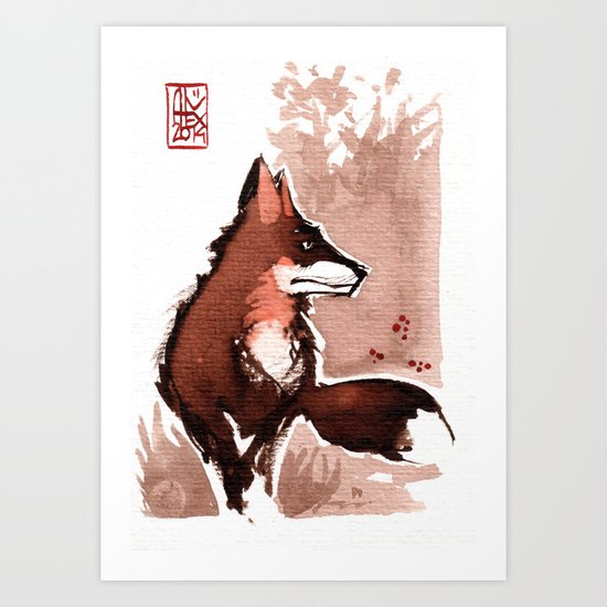 Renard Art Print