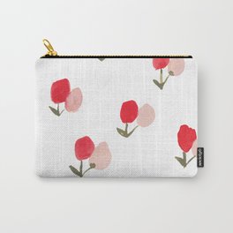 Lush Rose Carry-All Pouch | Bag, Pillow, Painting, Tote, Botanical, Giftcard, Pink, Green, Valentinesday, Red 