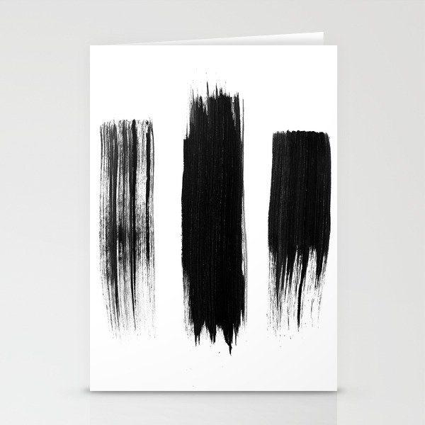 Black lines Stationery Cards