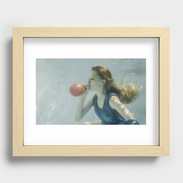 Water balloon Recessed Framed Print