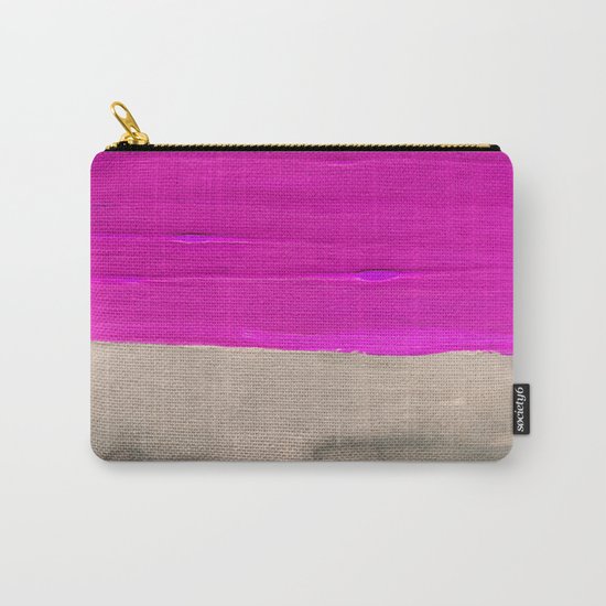 Dark Fuchsia Carry-All Pouch