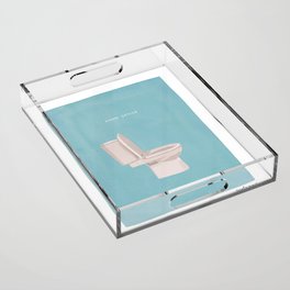 Working From Home Acrylic Tray