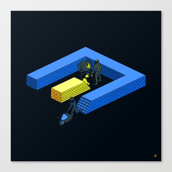 Tron Wall Canvas Print