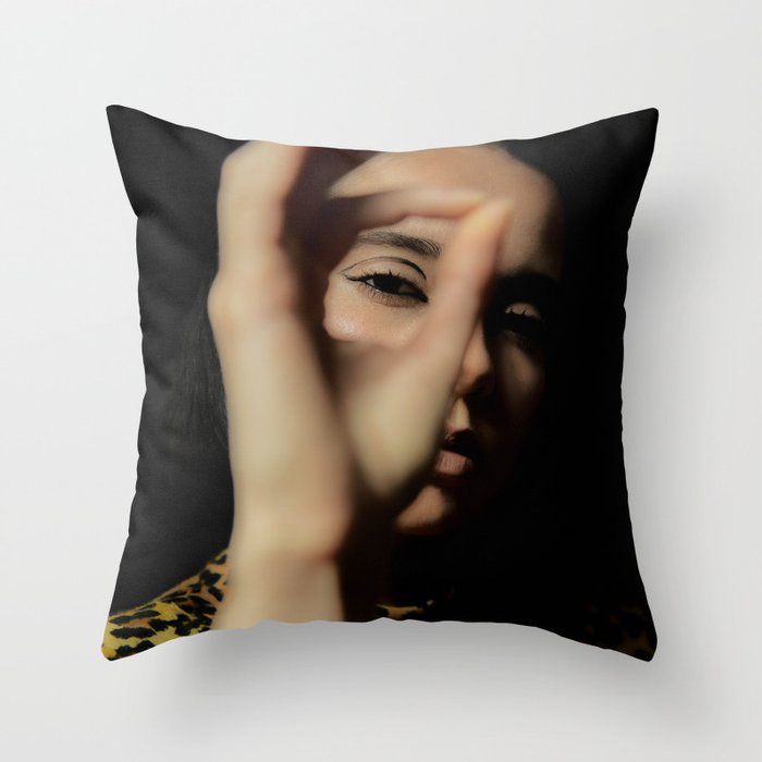 Look here Throw Pillow